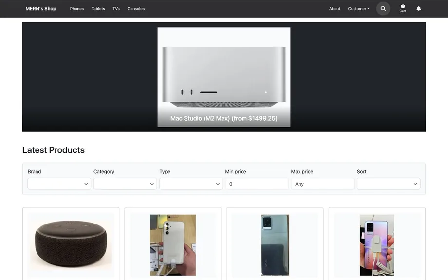 MERN's Shop preview image